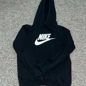 size medium, black nike hoodie